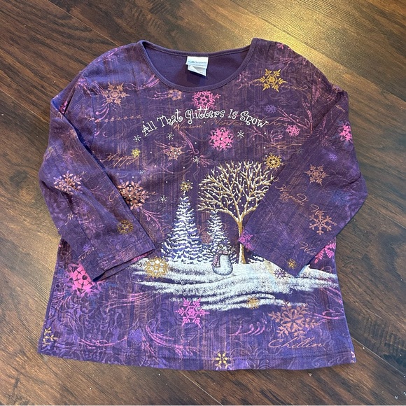 [My Christmas] Winter Wonderland Long Sleeve Tee - Picture 2 of 5